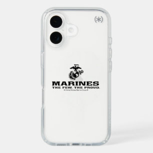 USMC "The Few, The Proud" Stacked Black Logo iPhone 16 Case