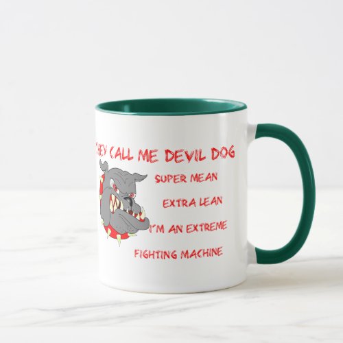 USMC They Call Me Devil Dog Mug