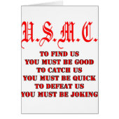 USMC To Find Catch or Defeat Us (Front)