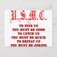 USMC To Find Catch or Defeat Us