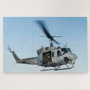 USMC UH-1N Huey – VMM-261 Marine Corps Helicopter Jigsaw Puzzle