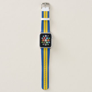USN Blue Angels - Blue and Gold Apple Watch Band