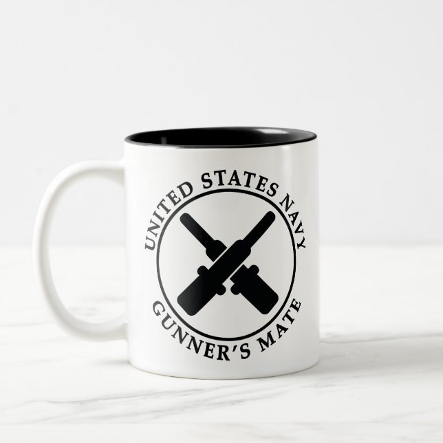 USN Gunner's Mate coffee cup (Left)