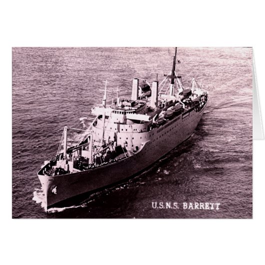 USNS Barrett Cards (Front Horizontal)