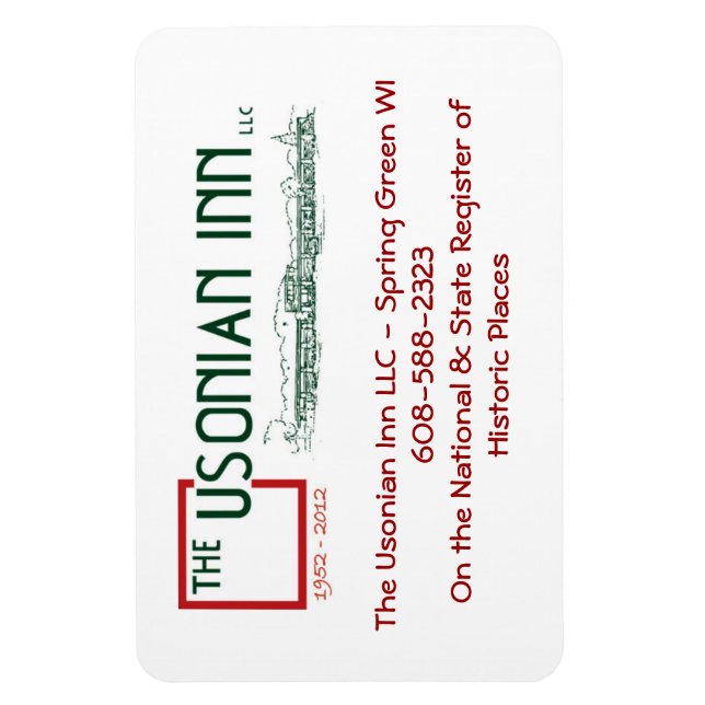 Usonian inn custom flexible magnets (Vertical)