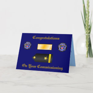 USPHS Commission Corps Ensign Commissioning Card