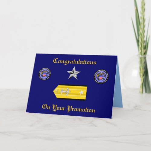 USPHS  Commission Corps Rear Admiral Card