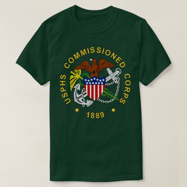 USPHS Commissioned Corps wo BackGrd T-Shirt (Design Front)