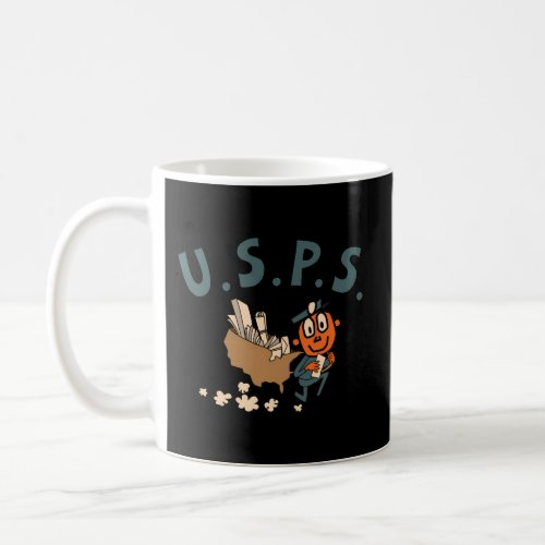Usps Delivery Doodle Coffee Mug
