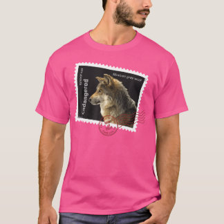 Usps Endangered Species Mexican Gray Wolf Postmark T-Shirt