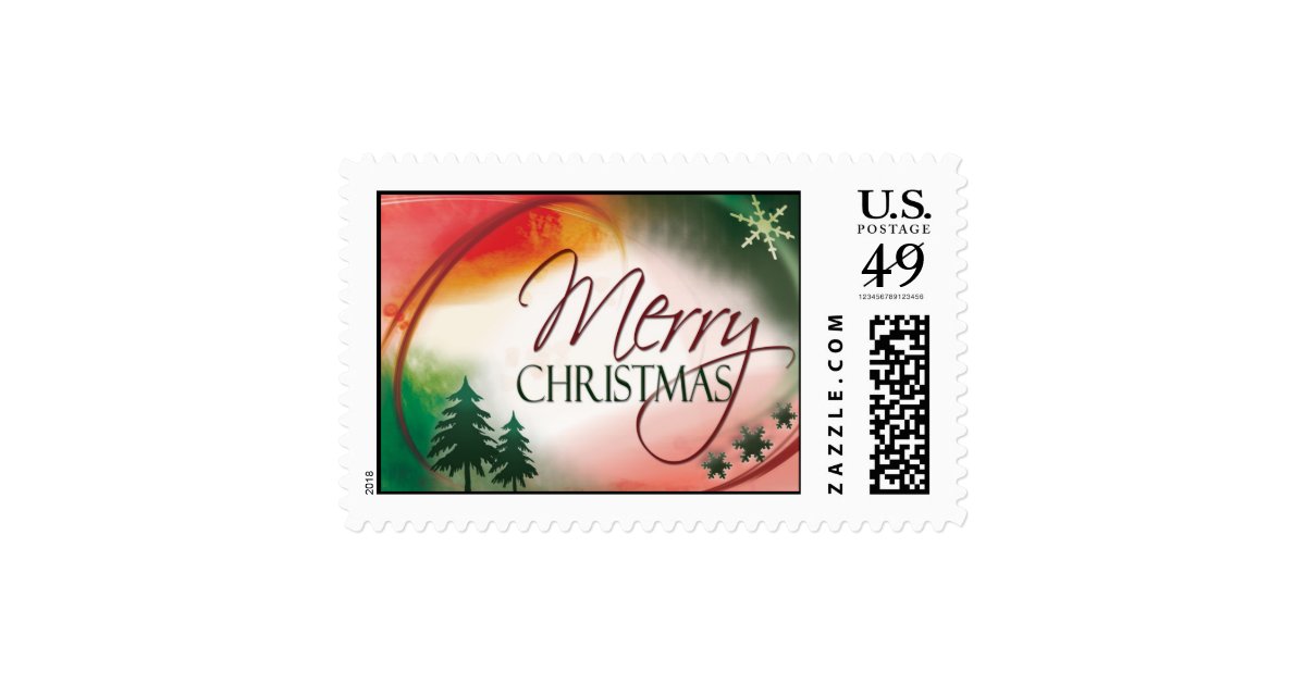 USPS Merry Christmas stamp