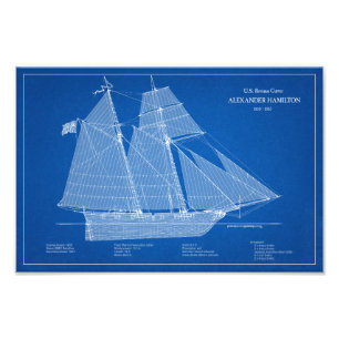 USRC Alexander Hamilton - ABD Photo Print