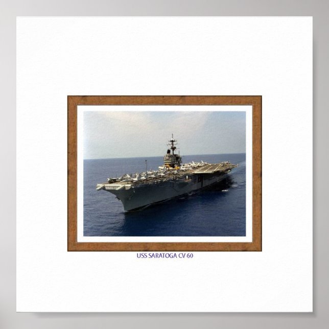 USS%20SARATOGA%20%20%20CV%2060 POSTER (Front)