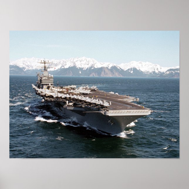 USS Abraham Lincoln (CVN 72) Poster (Front)