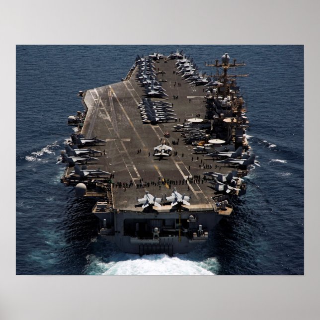 USS Abraham Lincoln (CVN 72) Poster (Front)