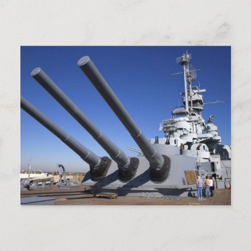 USS Alabama Battleship at Battleship Memorial 2 Postcard