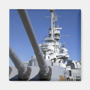 USS Alabama Battleship at Battleship Memorial Magnet