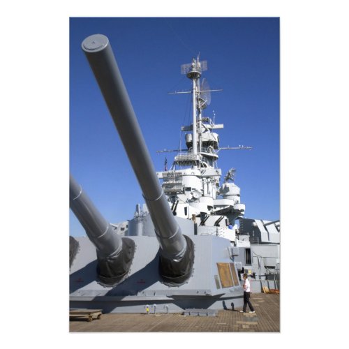 USS Alabama Battleship at Battleship Memorial Photo Print