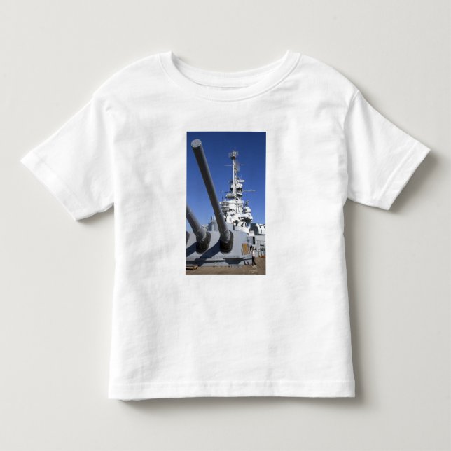 USS Alabama Battleship at Battleship Memorial Toddler T-shirt (Front)