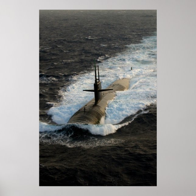 USS Albuquerque (SSN 706) Poster (Front)