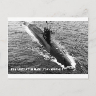 USS ALEXANDER HAMILTON POSTCARD