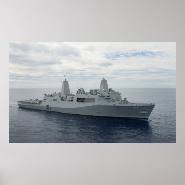 USS Anchorage (LPD 23) Poster (Front)