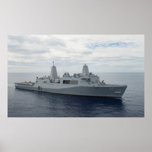 USS Anchorage LPD 23 Poster