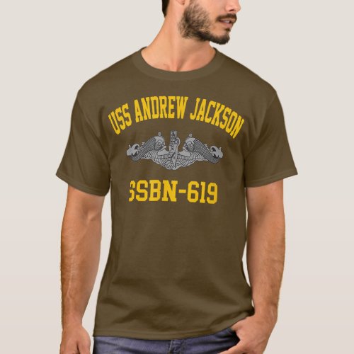 USS Andrew Jackson SSBN619 2998 T_Shirt