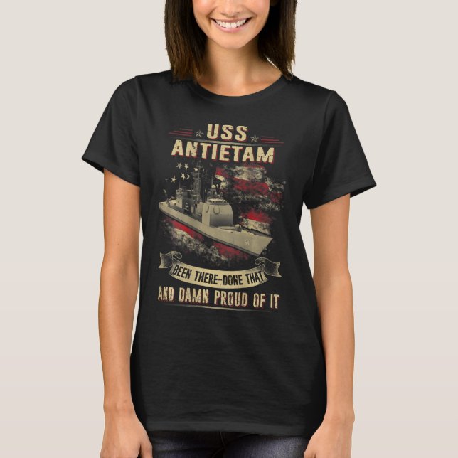 USS Antietam (CG-54) T-Shirt (Front)