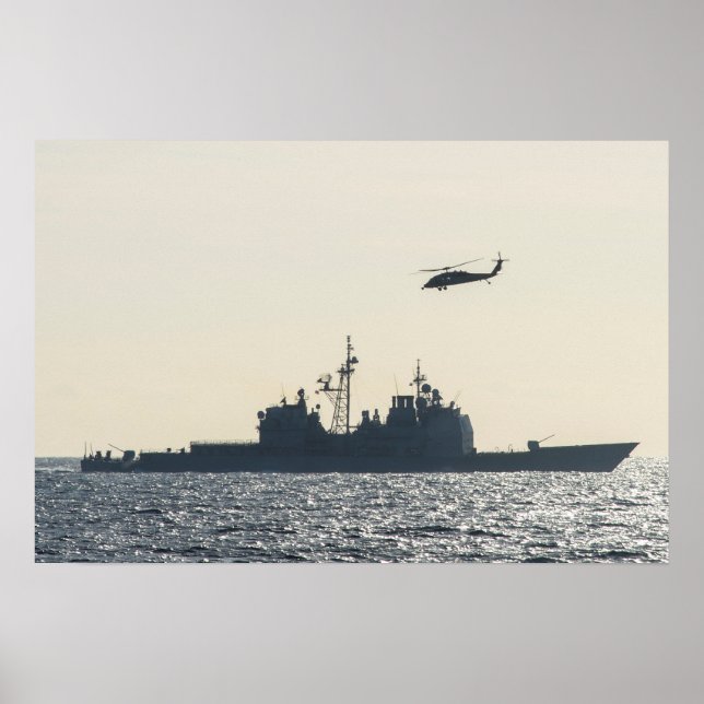 USS Anzio (CG 68) Poster (Front)