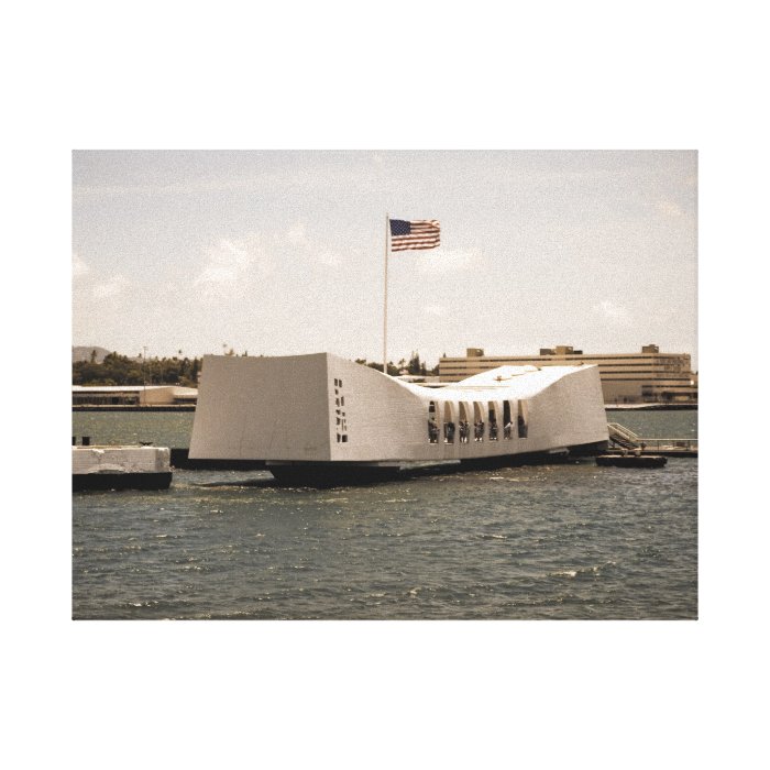 USS Arizona Memorial Gallery Wrapped Canvas