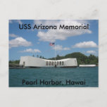 Uss Arizona Memorial, Pearl Harbor, Hawai Postcard at Zazzle