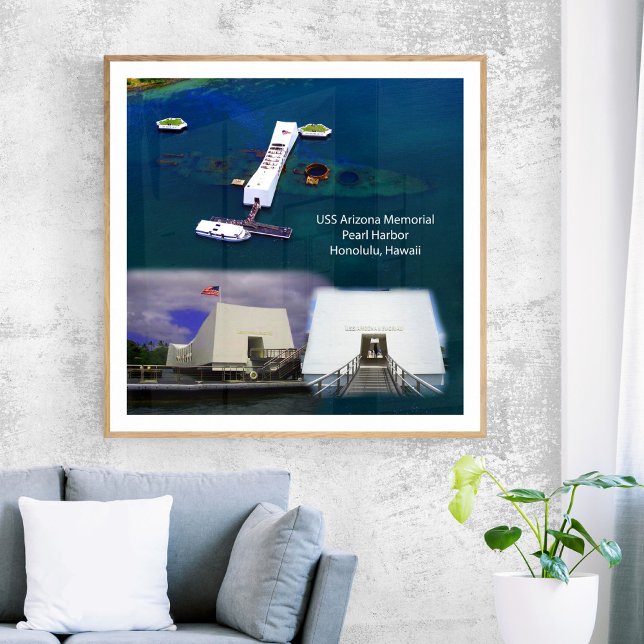 USS Arizona Memorial, Pearl Harbor Views Poster (Creator Uploaded)