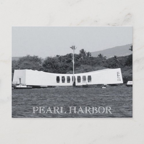 uss arizona memorial postcard