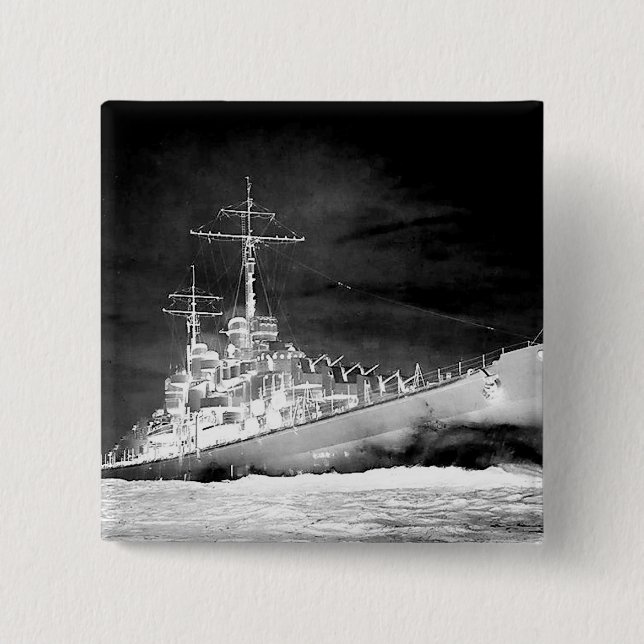 USS Atlanta Button (Front)