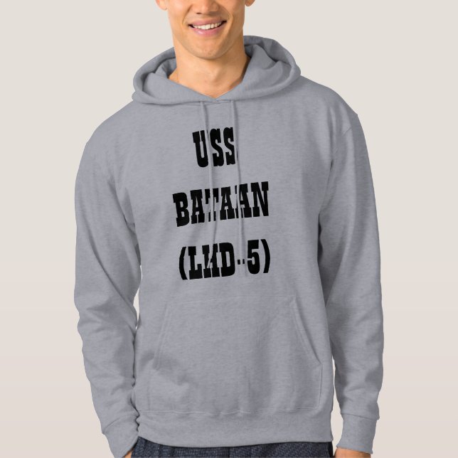 USS BATAAN (LHD-5) HOODIE (Front)