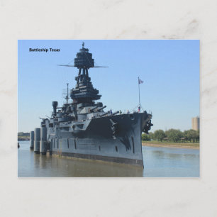 USS Battleship Texas Postcard