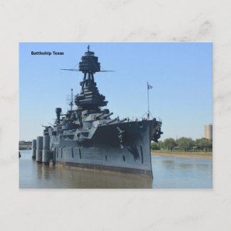 USS Battleship Texas Postcard