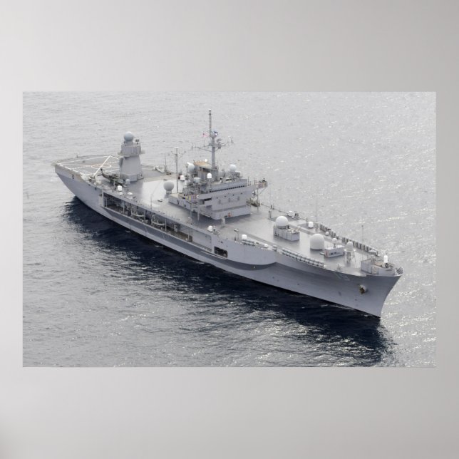 USS Blue Ridge (LCC 19) Poster (Front)