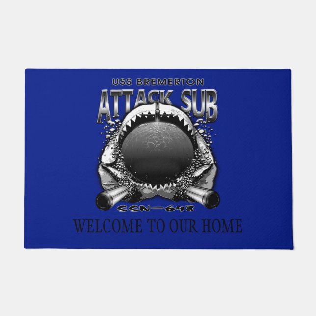 USS Bremerton SSN-698 Doormat (Front)
