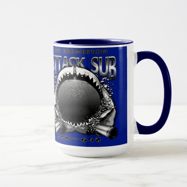 USS Bremerton SSN-698 Mug (Right)