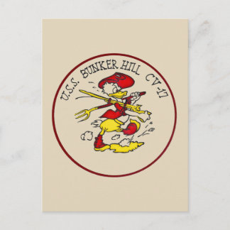 USS Bunker Hill Postcard