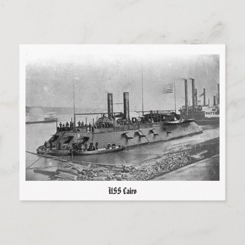 USS Cairo Postcard