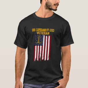 USS Capodanno FF 1093 Frigate Veterans Day Father  T-Shirt
