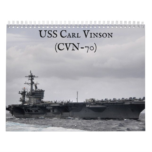 USS Carl Vinson (CVN 70) Calendar (Cover)