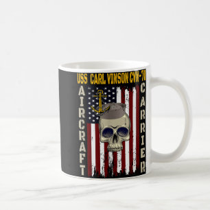 Uss Carl Vinson Cvn-70 Veterans Day Dad Boy Son Gr Coffee Mug