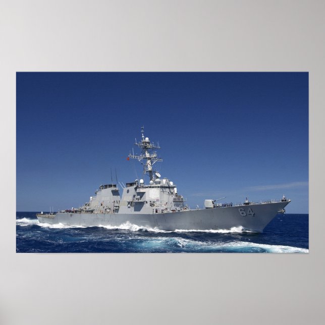 USS Carney (DDG 64) Poster (Front)
