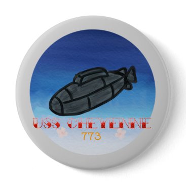 USS Cheyenne submarine navy pin USS Cheyenne submarine navy pin