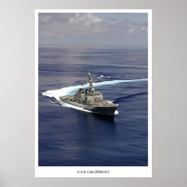USS Cole (DG 67) Poster (Front)