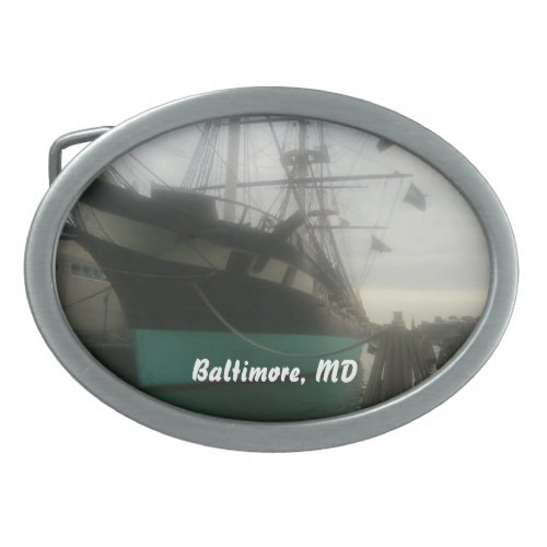 USS Constellation Belt Buckle